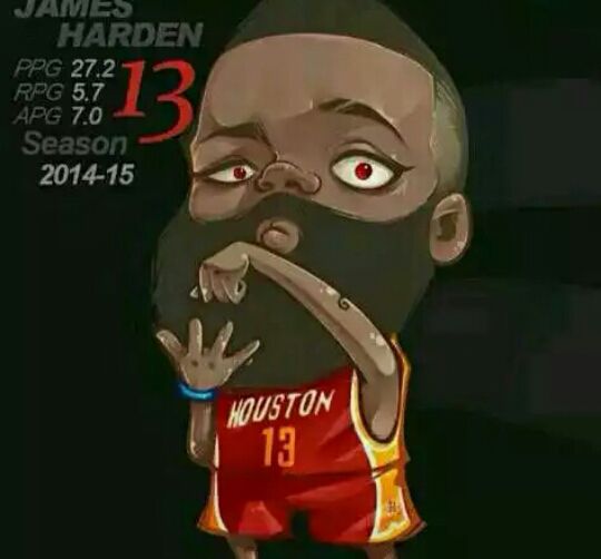 卡通画哈登|卡通 漫画 头像 850