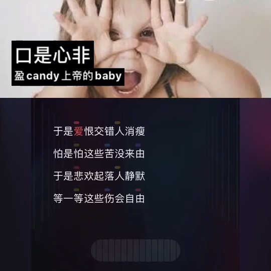口是心非
