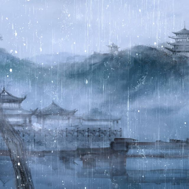 山外小楼夜听雨