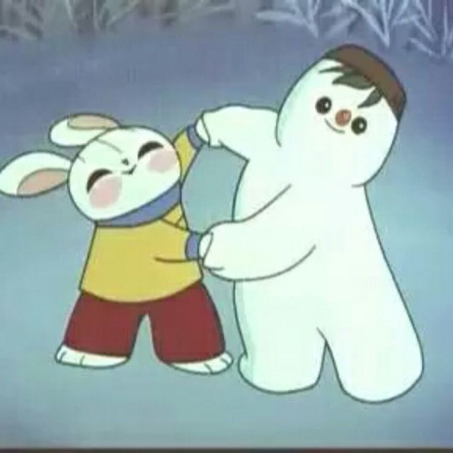 滑雪歌 动画片雪孩子插曲【哑哑的木鱼制作】