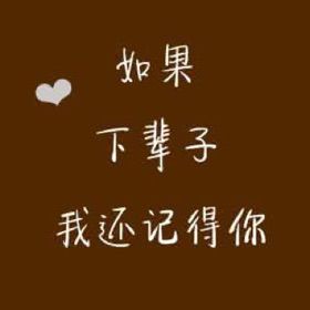 下辈子如果我还记得你